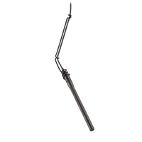 MINIATURE UNILINE CONDENSER HANGING MICROPHONE, 90&#176; ACCEPTANCE ANGLE, 25.0&#39;(7.6M), CABLE TERMINATED